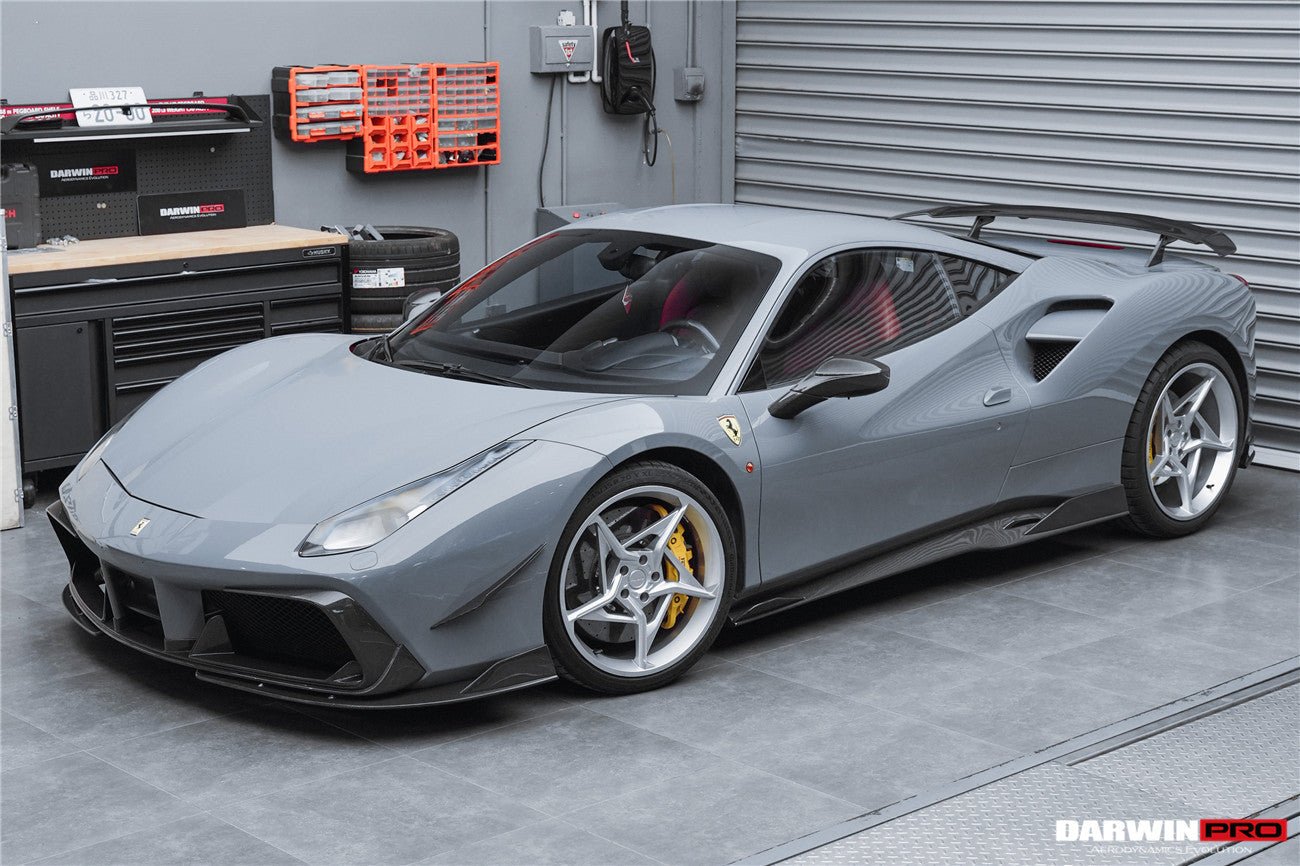 2015 - 2020 Ferrari 488 GTB/Spyder iMP-Performance Carbon Fiber Side Skirts Under Board